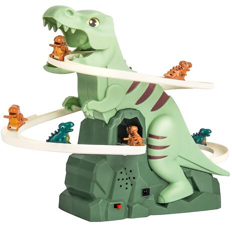 Dinosaur Track Toy Set with Climbing Hill & Slides