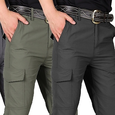 Water-Resistant Quick-Drying Cargo Trousers - 5 Colours & 6 Sizes