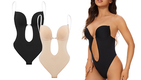 Deep V Backless Shapewear With Invisible Straps - 3 Colours, 6 Sizes!