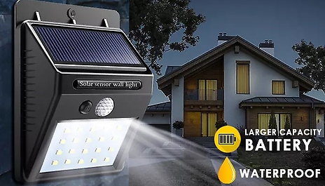 Motion-Activated Solar Security Lights - Pack of 1, 2, 3 or 4