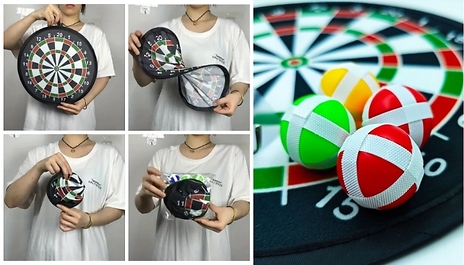 Velcro Dartboard & Ball Set - 2 Sizes