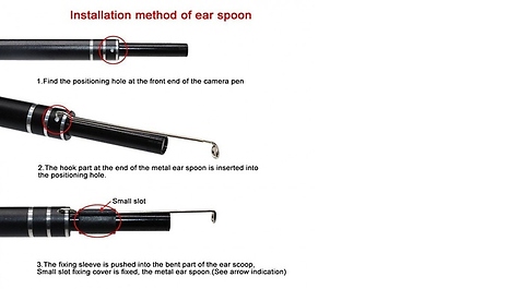 Ear Wax Cleaning Vacuum - Optional Micro-Camera Remover