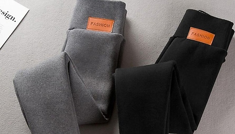 Fleece Lined Leggings - 2 Colours & 8 Sizes
