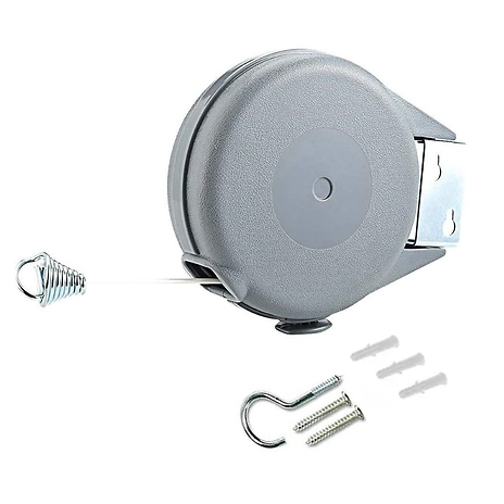 15m Heavy-Duty Retractable Washing Line - 2 Colours