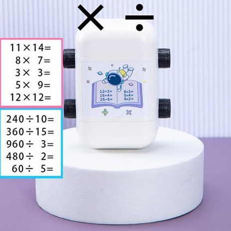 Mathematic Questions Stamp Roller - 4 Colours