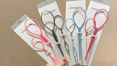 2-Piece Topsy Tail Hair Tool - 4 Colours
