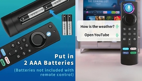 Fire Stick TV Compatible Voice Remote Control - 1 or 2 Pack!