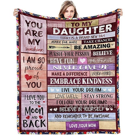 Personal Love Letter Fleece Blanket – 4 Options & 4 Sizes