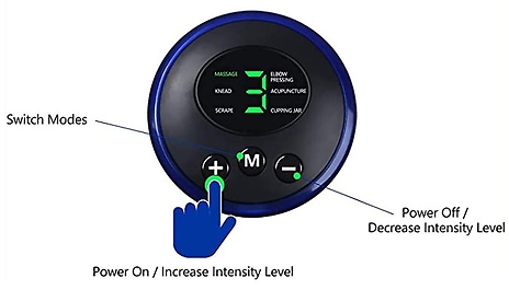 USB Rechargeable EMS Foot Massager with Optional Remote