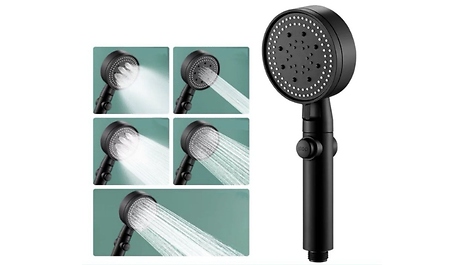 5 Mode High-Pressure Water-Saving Shower Head - 2 Colours!