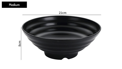 Heavy-Duty Japanese Ramen Bowl & Spoon Set - 4 Sizes!