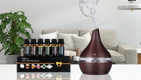 Electric Aroma Humidifier with Optional Essential Oils