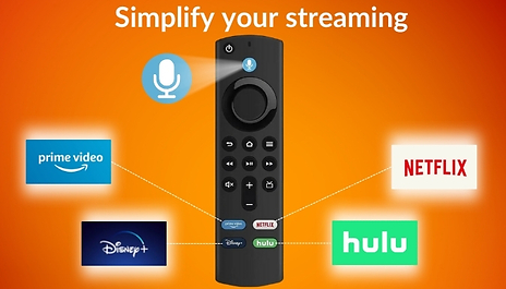 Fire Stick TV Compatible Voice Remote Control - 1 or 2 Pack!