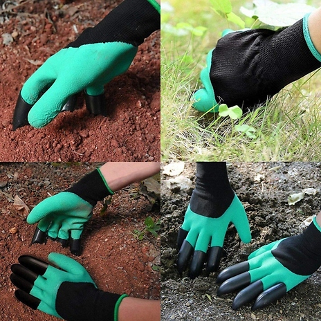 Waterproof Gardening Gloves With Digging Claws - 2 Colours