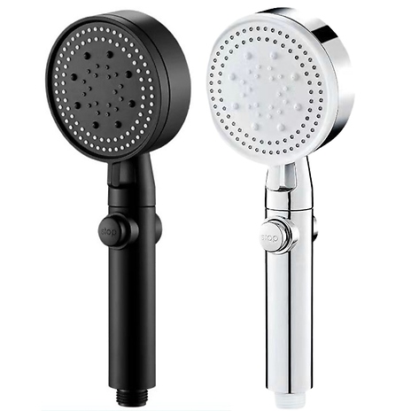 5 Mode High-Pressure Water-Saving Shower Head - 2 Colours!