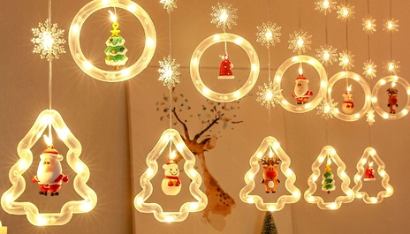 3M LED Christmas String Light - 2 Designs