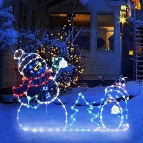 Christmas Decorative Glow Frame - 2 Designs