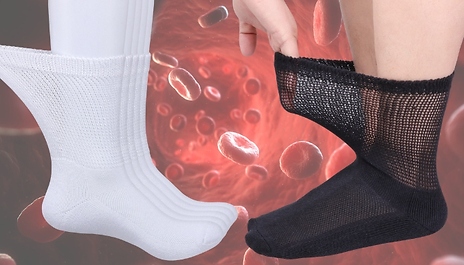 5 Pairs of Bamboo Blood Circulation Socks - 2 Colours!
