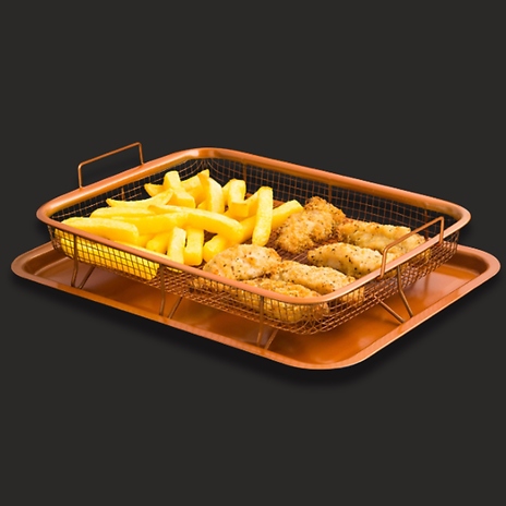 Copper-Plated Crisper Tray - 2 Designs