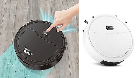 3-in-1 Smart Wireless Vacuum Cleaning Robot - Black or White!