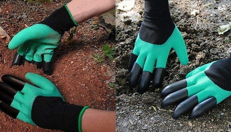 Waterproof Gardening Gloves With Digging Claws - 2 Colours