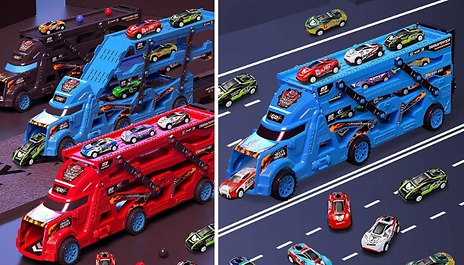 Children’s Transformable Catapult Toy Truck & Cars - 3 Colours