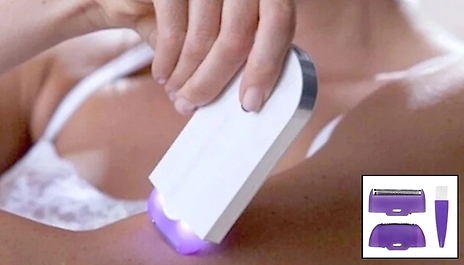 Sensor Light Hair Remover - Face, Legs, Arms and More! - With Accessories!