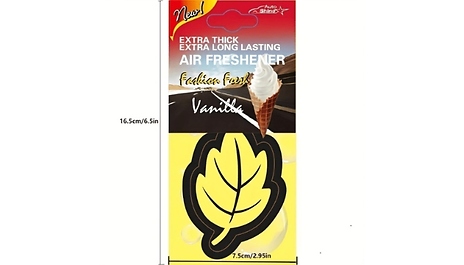 3, 6 or 10-Pack of Scented Car Air Fresheners - 5 Scents!