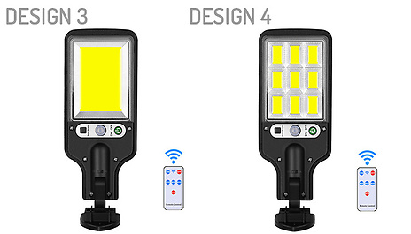 Outdoor LED Solar Motion Sensor Wall Light with Remote