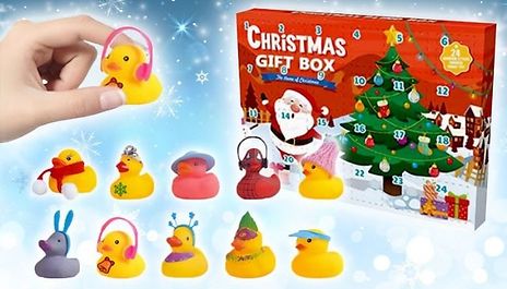 Christmas Rubber Ducks Countdown Advent Calendar - 3 Designs