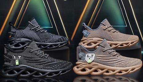 Men's Ultra-Light, Breathable and Shock-Absorbing Trainers - 3 Colours, 7 Sizes
