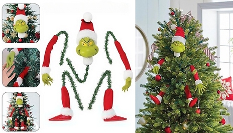 Green Monster Christmas Tree Decorations