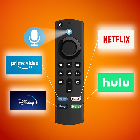 Fire Stick TV Compatible Voice Remote Control - 1 or 2 Pack!