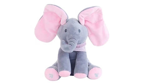 Peek-a-Boo Singing Plush Animal Toy - 3 Options