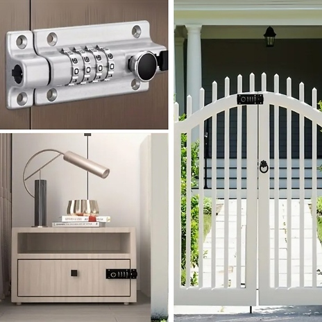 Waterproof & Rust-Proof Anti-Theft Security Lock - Silver or Black