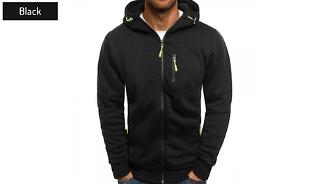 Men’s Zip-Up Hoodie - 3 Colours & 5 Sizes