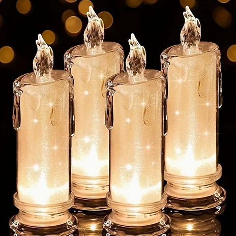LED Flameless Warm Candle Sticks - 3 Sizes