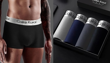 4, 8 or 12 Luxury Fashion Men’s Boxers! - 2 Colours
