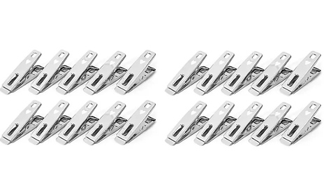 Multifunctional Stainless Steel Weatherproof Laundry Pegs - Up to 80 Pegs!