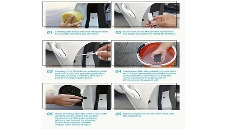 1 or 2 Car Scratch Touch-Up Paint Pens - 4 Colours