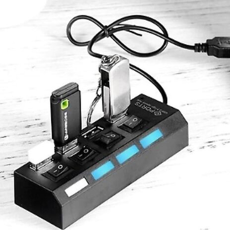 4 or 7-Port Universal USB Charging Station – Black or White