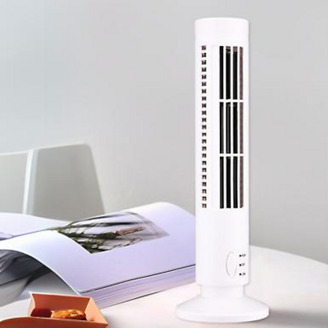 Bladeless USB Tower Fan - 2 Colours