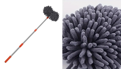 Dual-Head Mop & Brush Set or Replacement Head
