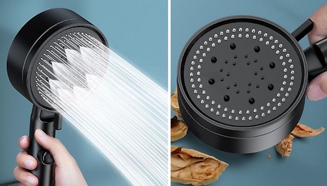 5 Mode High-Pressure Water-Saving Shower Head - 2 Colours!