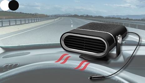 Portable 12V Car Heater - Black or White