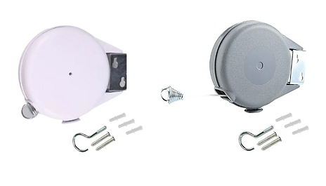 15m Heavy-Duty Retractable Washing Line - 2 Colours