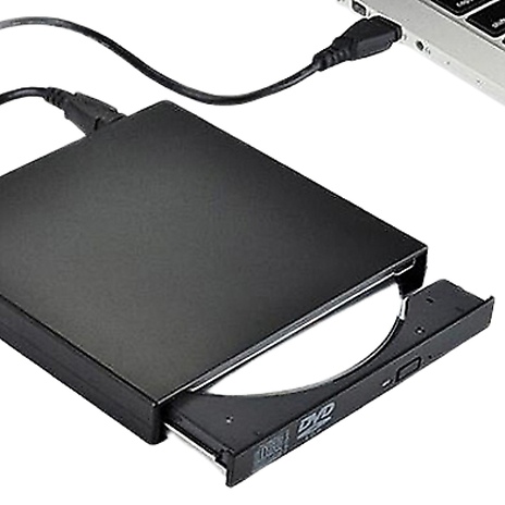 2-in-1 External DVD & CD Reader and Burner - 3 Colours