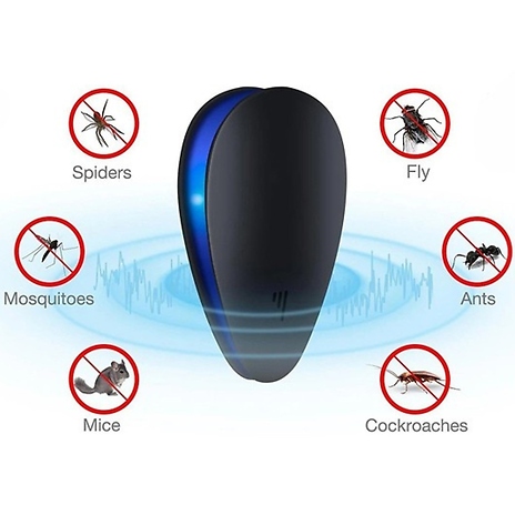 1, 2 or 4 Plug-In Ultrasonic Bug Repelling Devices with UV Light - 2 Colours