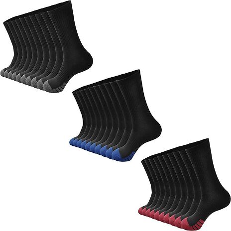 3 or 6-Pack Men’s Socks - 5 Colours