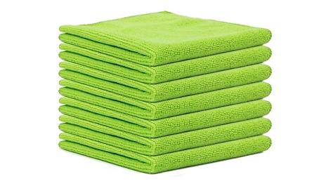 5-Pack Microfiber Cleaning Cloths - 4 Colours